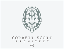 Tablet Screenshot of corbettscottarchitect.com